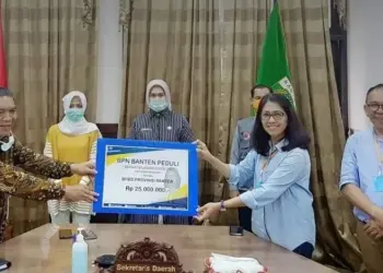 BPN Banten Peduli Salurkan Donasi