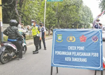 Jelang PSBB Tangerang Raya, Polisi Bentuk Puluhan Check Point