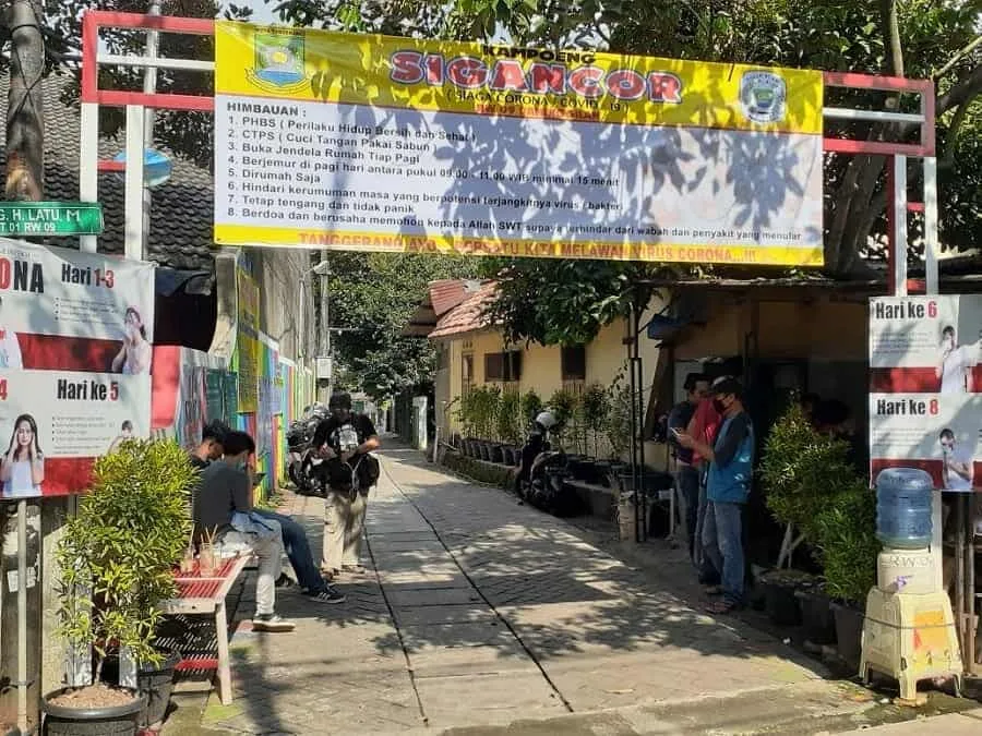 Warga RW 09 Paninggilan Bangun Kampung Si Gacor