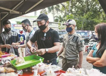 PSBB Jilid II di Kota Tangerang, Patuh Pakai Masker, Tak Disiplin Jaga Jarak