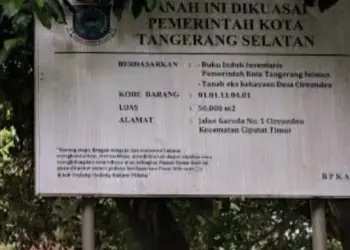 Ribuan Aset Tangsel Masih Bermasalah