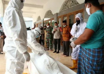 Pelatihan Pemulasaran Jenazah Digelar Pakai Cara Covid-19