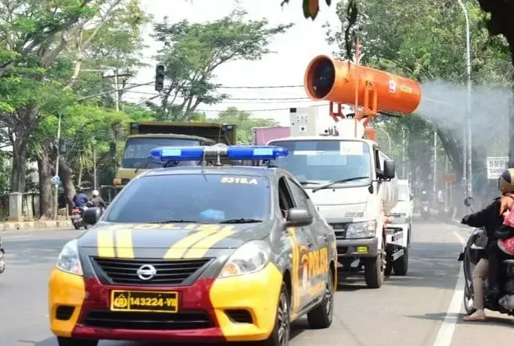 PMI Kota Tangerang Kembali Disinfeksi Wilayah