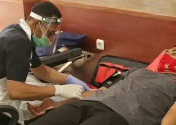 Galang Donor Darah, Polres Pandeglang Dapat 110 Kantong