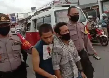 Dua Pemuda Bawa 7 Paket Sabu Ditangkap Saat Razia PSBB