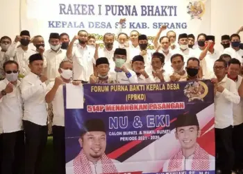 Forum Mantan Kades di Kabupaten Serang Dukung Nasrul-Eki