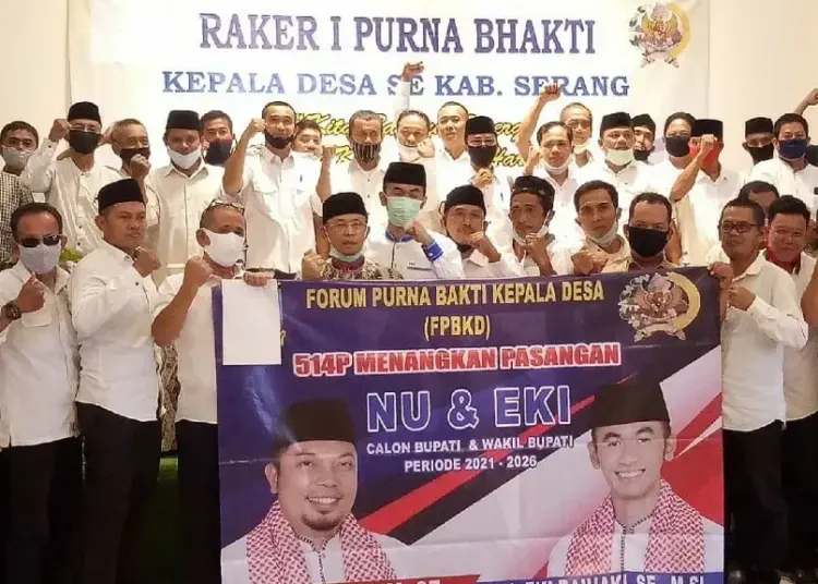 Forum Mantan Kades di Kabupaten Serang Dukung Nasrul-Eki