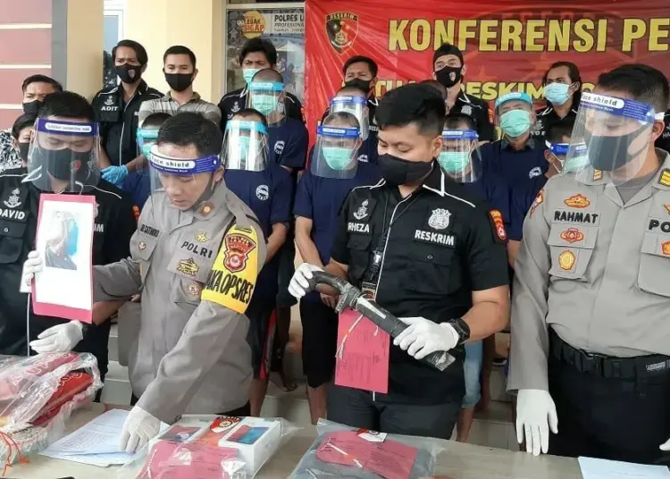 Dua Pekan, Polres Lebak Tangkap 10 Pelaku Kriminal