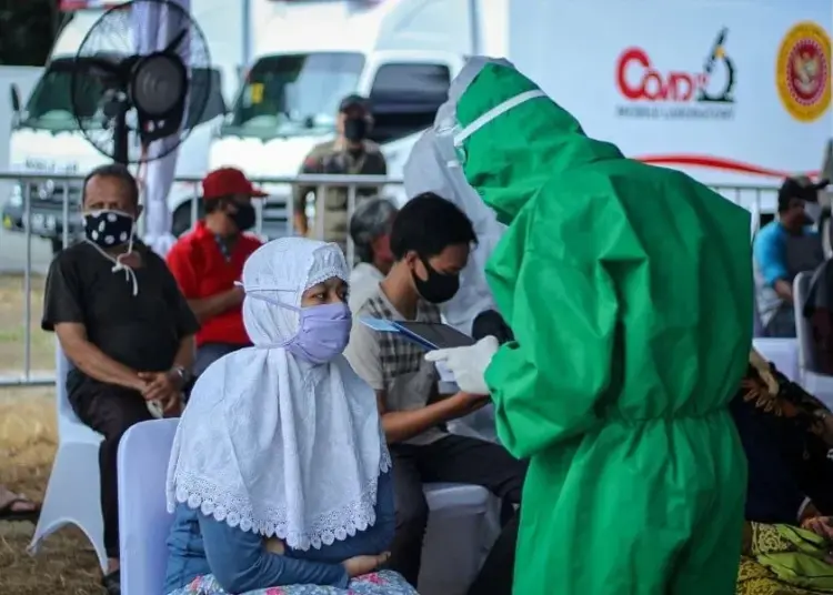 Rapid Test Massal Gratis di Kecamatan Cibodas