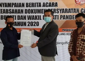 Dokumen Persyaratan Bapaslon Pilkada Pandeglang Tanpa Perbaikan