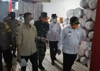 Pjs Bupati Serang Tinjau Gudang Logistik KPU