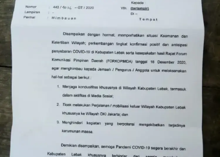 Cegah Penyebaran Covid-19, Mobilitas Organisasi Keagamaan Dibatasi