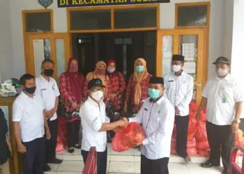 BAZ dan DWP PDAM Bantu Korban Banjir Kabupaten Pandeglang