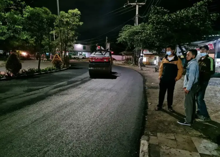 DPU Tangsel Pastikan Kontraktor Perbaiki Kerusakan Jalan Ciater