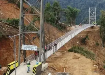 Jembatan Gantung Senilai Rp 2,6 M Diresmikan