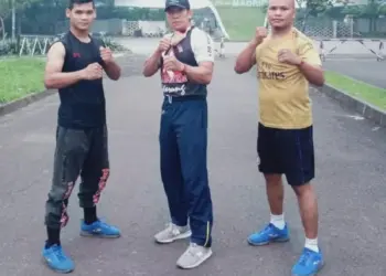 Dua Petarung PON Tarung Derajat Banten Fokus Latihan Fisik