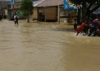 Titik Banjir di Pusat Kota Serang Bertambah