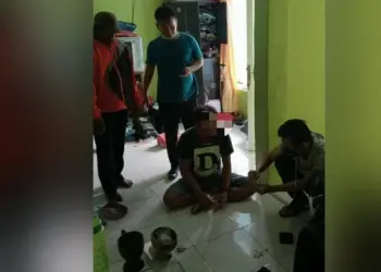 Sedang Tidur, Seorang Pengedar Narkoba Ditangkap