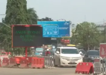 Ada Perbaikan, Ruas Jalan Bypass Soekarno-Hatta Ditutup Sementara