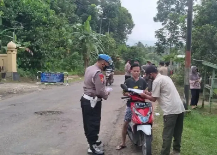 Polsek dan Muspika Mandalawangi Masih Gencarkan Operasi Yutisi