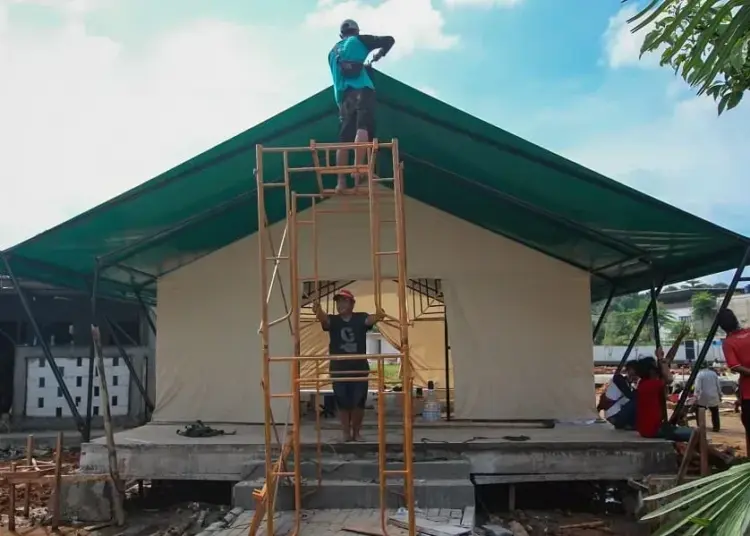 Melihat, Pembangunan Penambahan Ruang Isolasi Rumah Lawan Covid-19 Tangsel