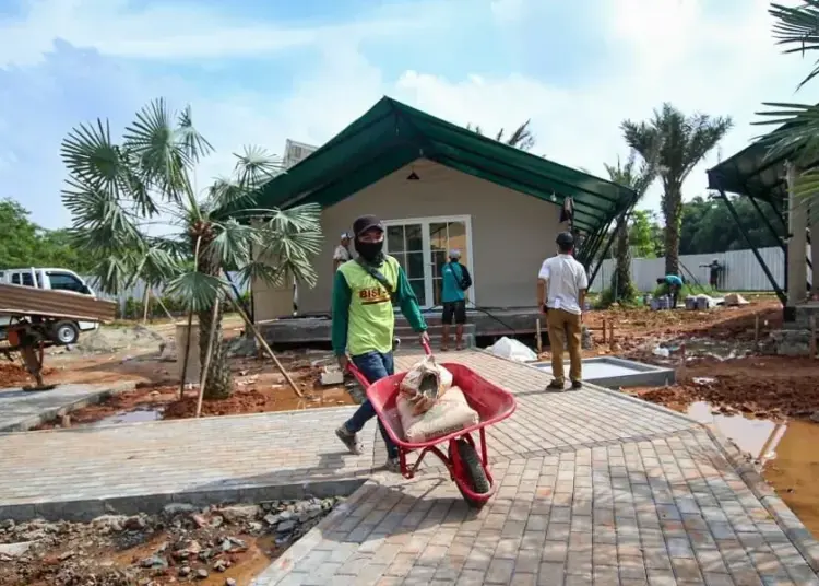 Melihat, Pembangunan Penambahan Ruang Isolasi Rumah Lawan Covid-19 Tangsel