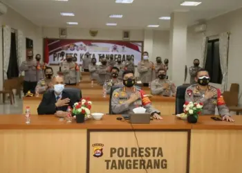 Polresta Tangerang Gelar Bintek dengan Mahasiswa