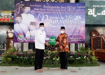 Zakat Fitrah 2021 Ditetapkan Rp35 Ribu, Bupati Zaki Ajak Umat Muslim Makmurkan Masjid