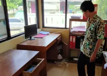 Maling Bobol 2 Kantor Desa, 10 Laptop, Printer dan Infokus Hilang