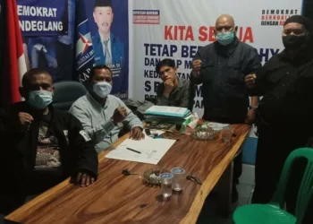 Cegah Direbut, Kader Demokrat di Kabupaten Pandeglang Jaga Kantor