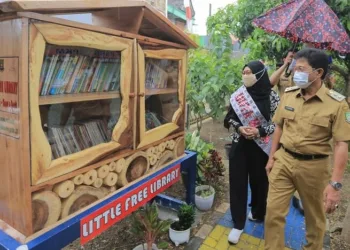 Wakil Wali Kota Sachrudin Resmikan Little Free Library