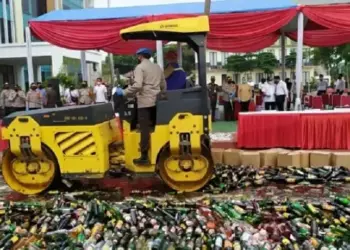 4.000 Miras dan 250 Knalpot Bising di Kota Tangsel Dimusnahkan