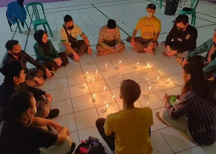 Mahasiswa Lintas Agama di Kota Tangerang Doa Bersama