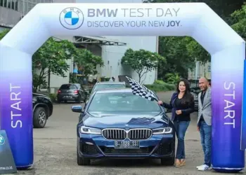 Test Day Mobil Terbaru BMW The New 5 di Kabupaten Tangerang