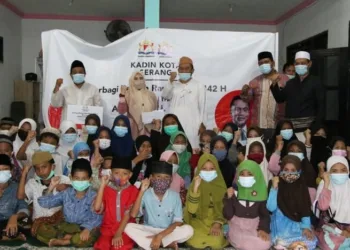 Ratusan Anak Yatim dan Dhuafa di Kota Serang Disantuni