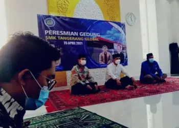 Resmikan Gedung Baru SMK Tangerang Global, Tabrani Berharap SMK Terus Berkembang