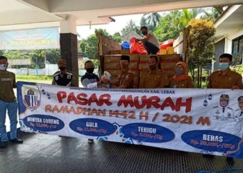 Antisipasi Lonjakan Harga di Bulan Ramadan, Pemkab Lebak Mulai Gelar Operasi Pasar