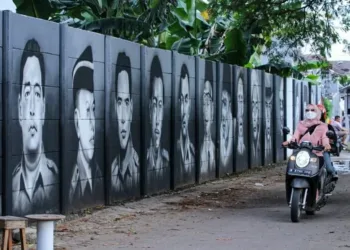 Mural Bertema Pahlawan Nasional di Tangerang