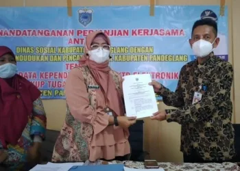 Muluskan DTKS, Dinsos Gandeng Disdukcapil Pandeglang