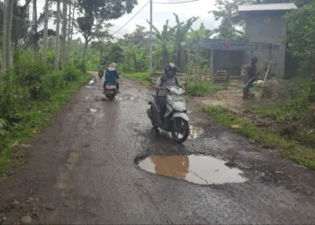 Warga Koroncong Pandeglang Merindukan Jalan Bagus