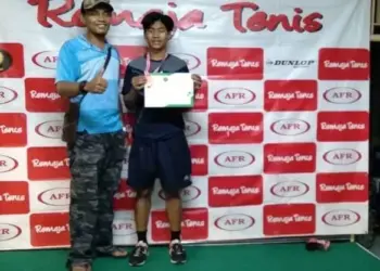 Naik Kelas, Petenis Remaja Kabupaten Tangerang Juara Ketiga