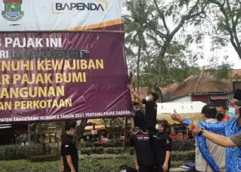 PT Taman Sari Tunggak Pajak 3,2 Miliar, Bapenda Pasang Baliho