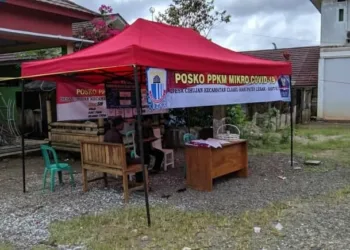 Pemdes Cihujan Buka Posko Kedatangan Pemudik