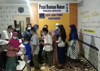 PBH Peradi Serang Tasyakuran Kantor Baru, Syukuran Hingga Santuni Puluhan Yatim