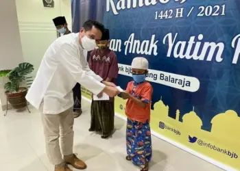 Bank BJB Santuni 100 Anak Yatim di Balaraja Tangerang