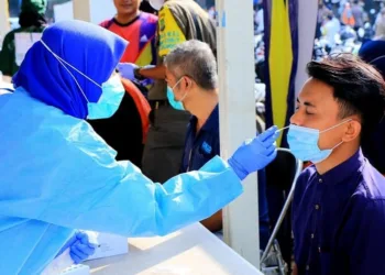 Tes Antigen Sasar Pedagang Pasar di Kota Tangerang