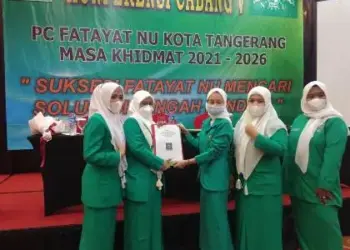 Menawati Pimpin Fatayat NU Kota Tangerang 2021-2026