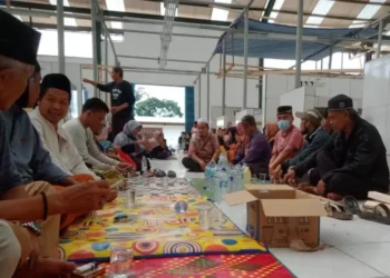 Indahnya Kebersamaan, Begini Cara Pedagang Pasar Padarincang Sebelum Tempati Lokasi Baru