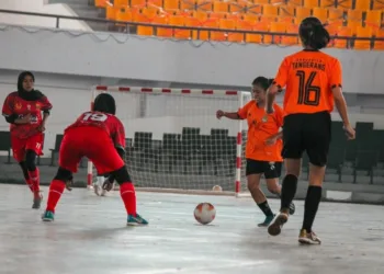 Tim Futsal Putri Kabupaten Tangerang Menang Berturut-turut