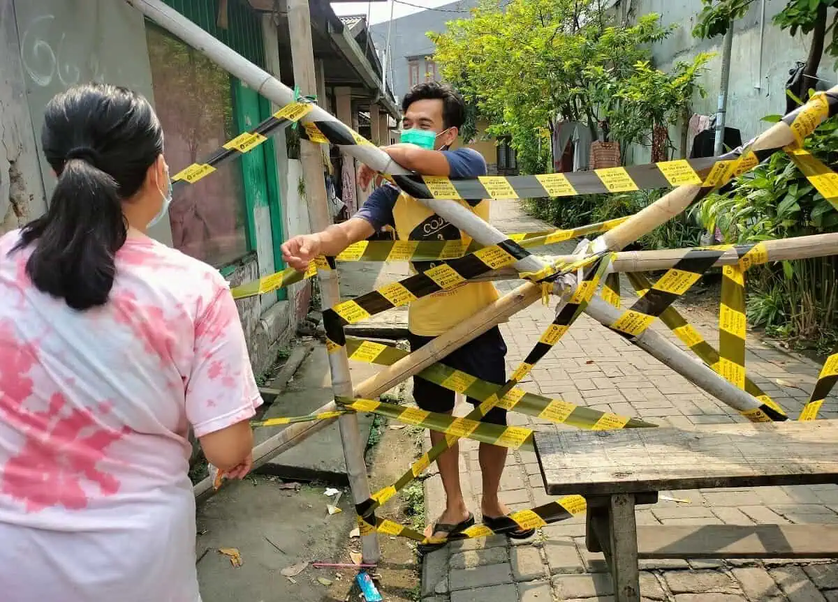 Kasus Covid-19 Meledak, Dua Lokasi “Dikarantina” di Kota Tangerang